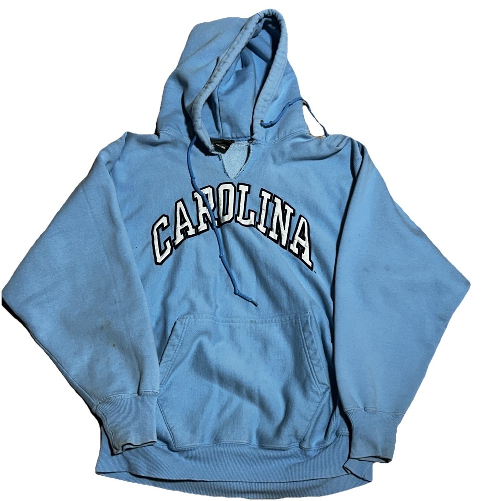 Steve And Barrys North Carolina Hoodie‎ Men's M Blue Pullover  Vintage UNC